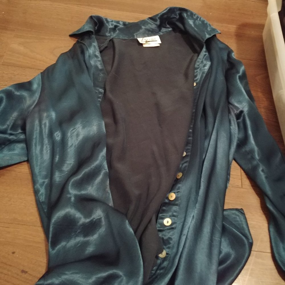 silk blouse